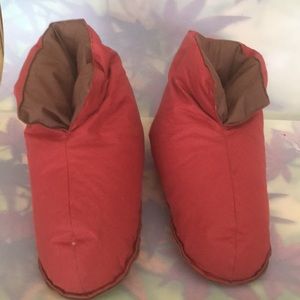 Restoration Hardware Down Duvet Slippers